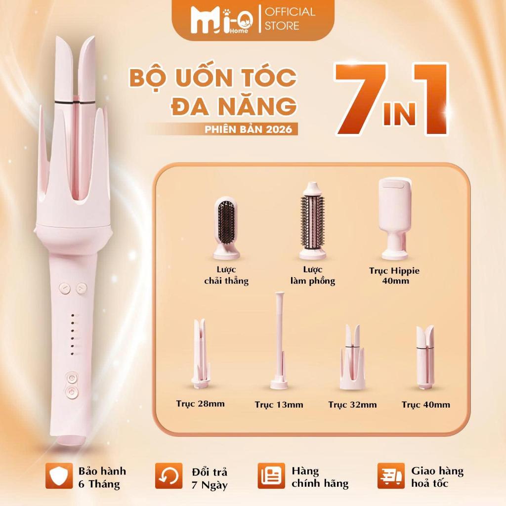 Máy Tạo Kiểu Tóc Đa Năng Chính Hãng Mi-Ohome 399-1 - 7 Trục Thay Thế | Phiên Bản 2026 | Tự Động | Bả
