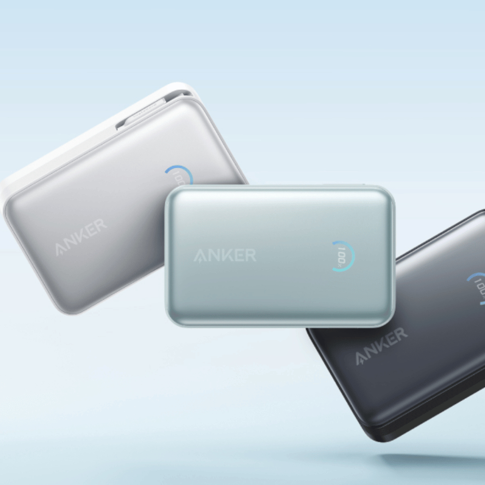 Sạc Dự Phòng Anker Nano 10.000mAh | Sạc nhanh 45W | 2 cổng 1C1A | Tích hợp cáp USB-C rút gọn - A1638