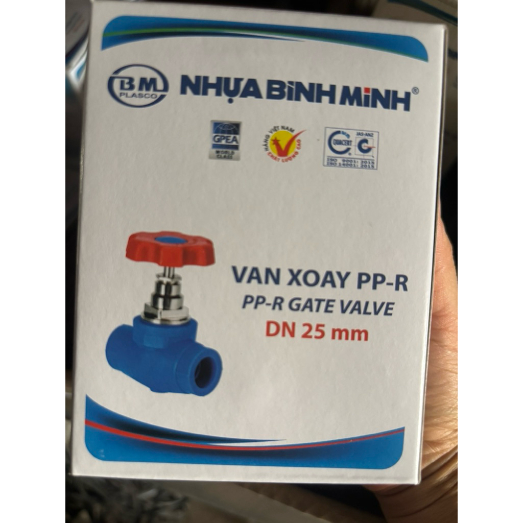 Van xoay nhiệt PPR,UV các loại ống 25 ,32,40,50 Bình Minh
