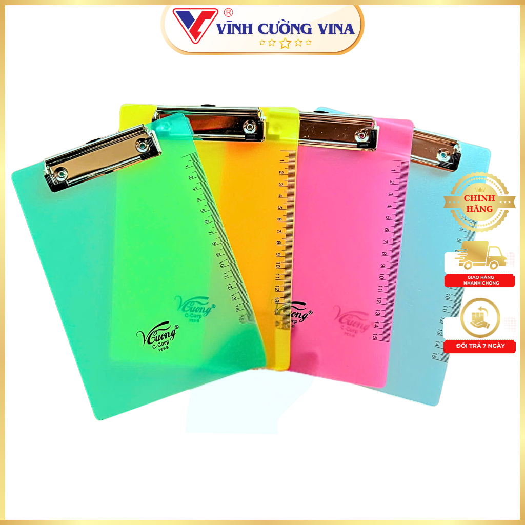 Bìa Kẹp Nhựa Dẻo (Có Thước Đo) Khổ  A4 - A5 | Bìa Kẹp Hồ Sơ - Bill, Hoá Đơn, Giấy Tờ (VC)