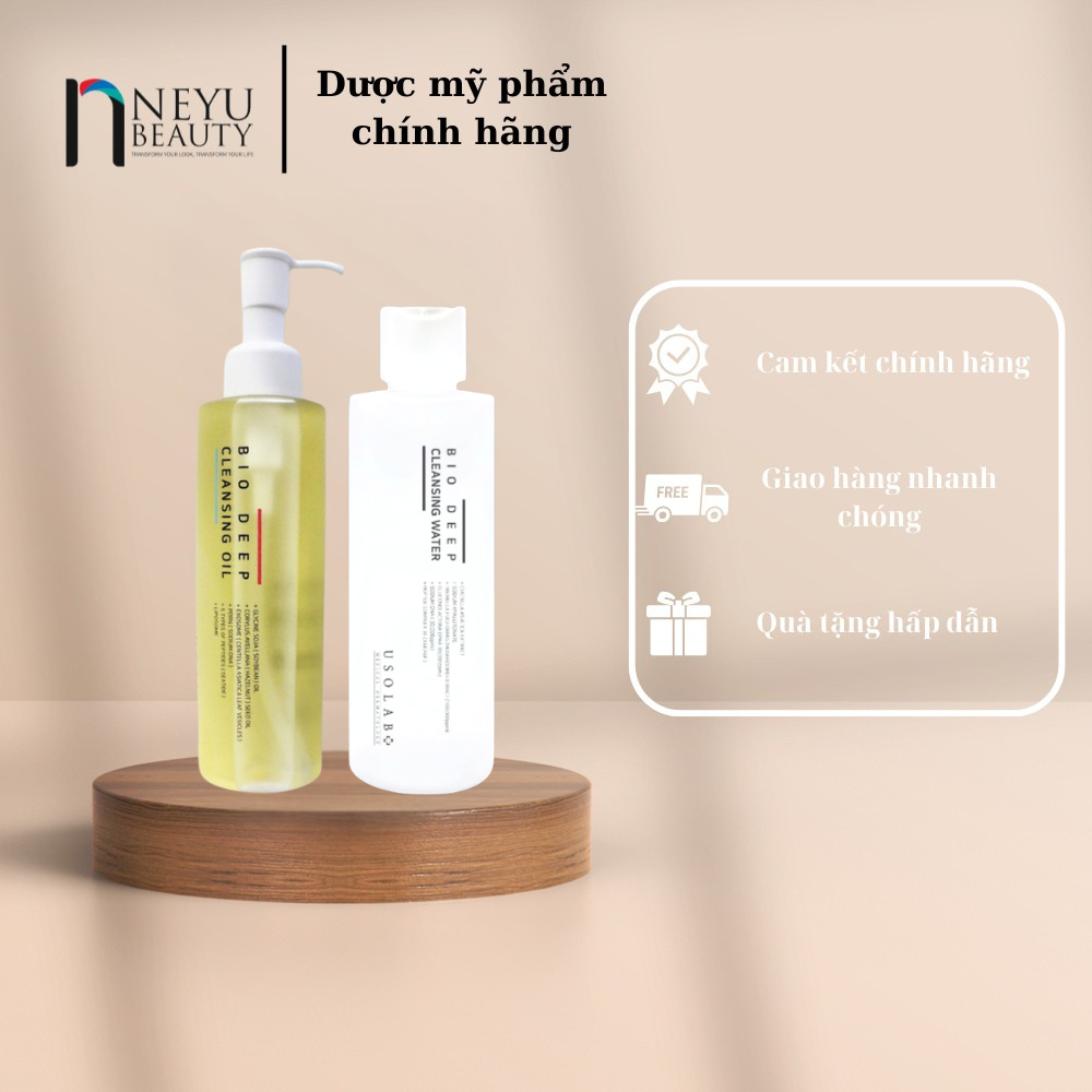 [Công Ty] BIO Deep Cleansing Water & Oil – Bộ Nước Và Dầu Tẩy Trang 200ml