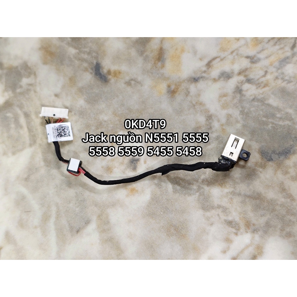 Jack nguồn/Chân sạc Laptop Dell Inspiron 5551 5555 5558 5559 5458 5455 N5551 N5555 N5558 0KD4T9