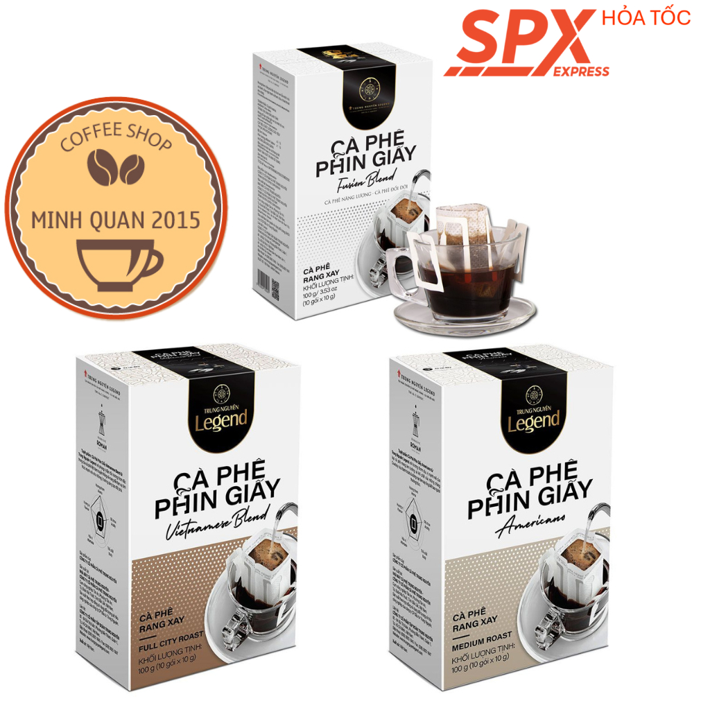 Cà Phê Phin giấy Trung Nguyên Legend Vị Vietnamese blend / Americano / Fushion Blend