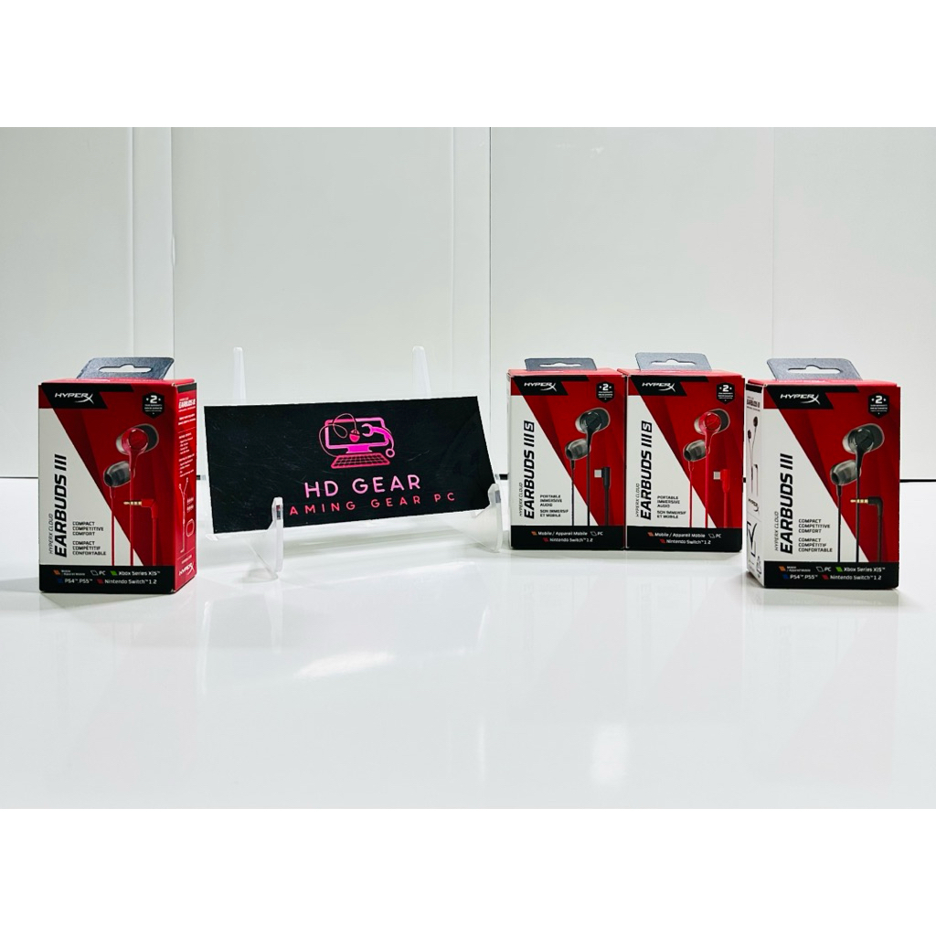 Tai nghe HyperX Cloud Earbuds III / Earbud 3 và Earbud IIIS / Earbud 3s