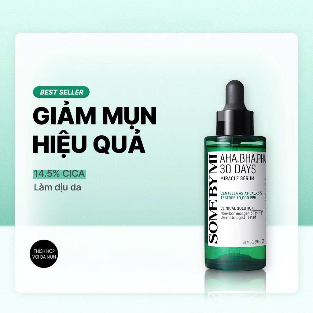 Tinh Chất Some By Mi AHA-BHA-PHA 30 Days Miracle Serum 50ml