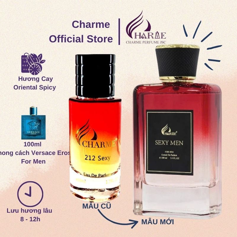 Nước hoa nam Charme 212 Sexy 50ml