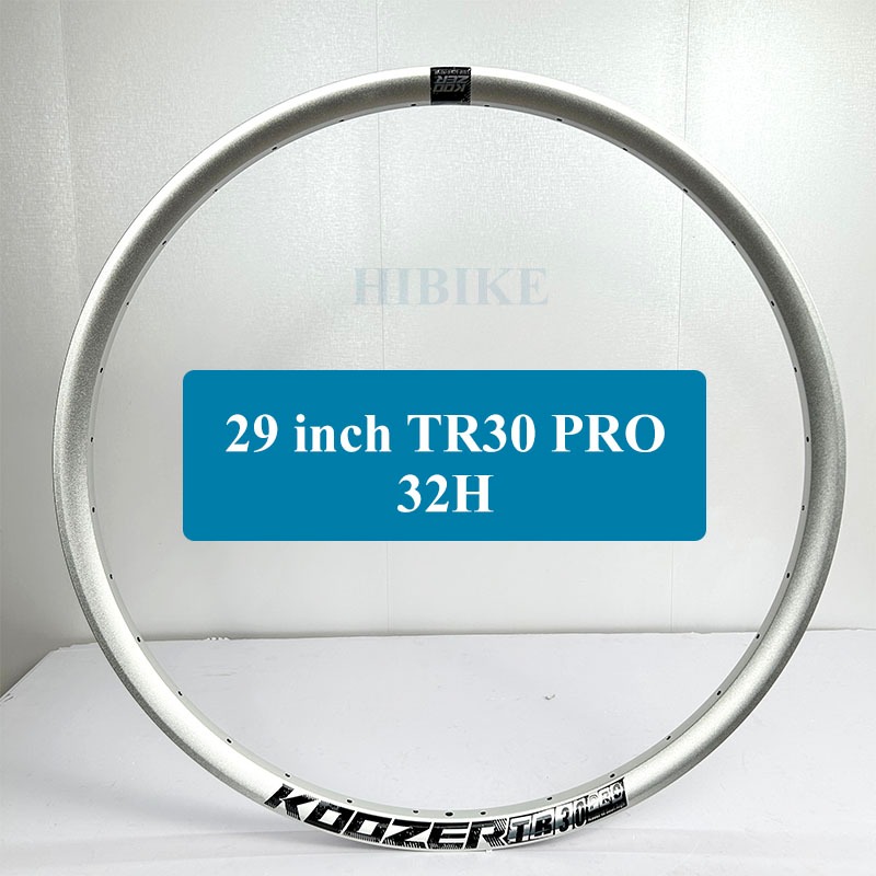Niềng Nhôm 6069 Xe Đạp Koozer TR30 PRO 32 Lỗ - Phanh Đĩa Màu Bạc Vành Xe 27.5 Và 29 Inch