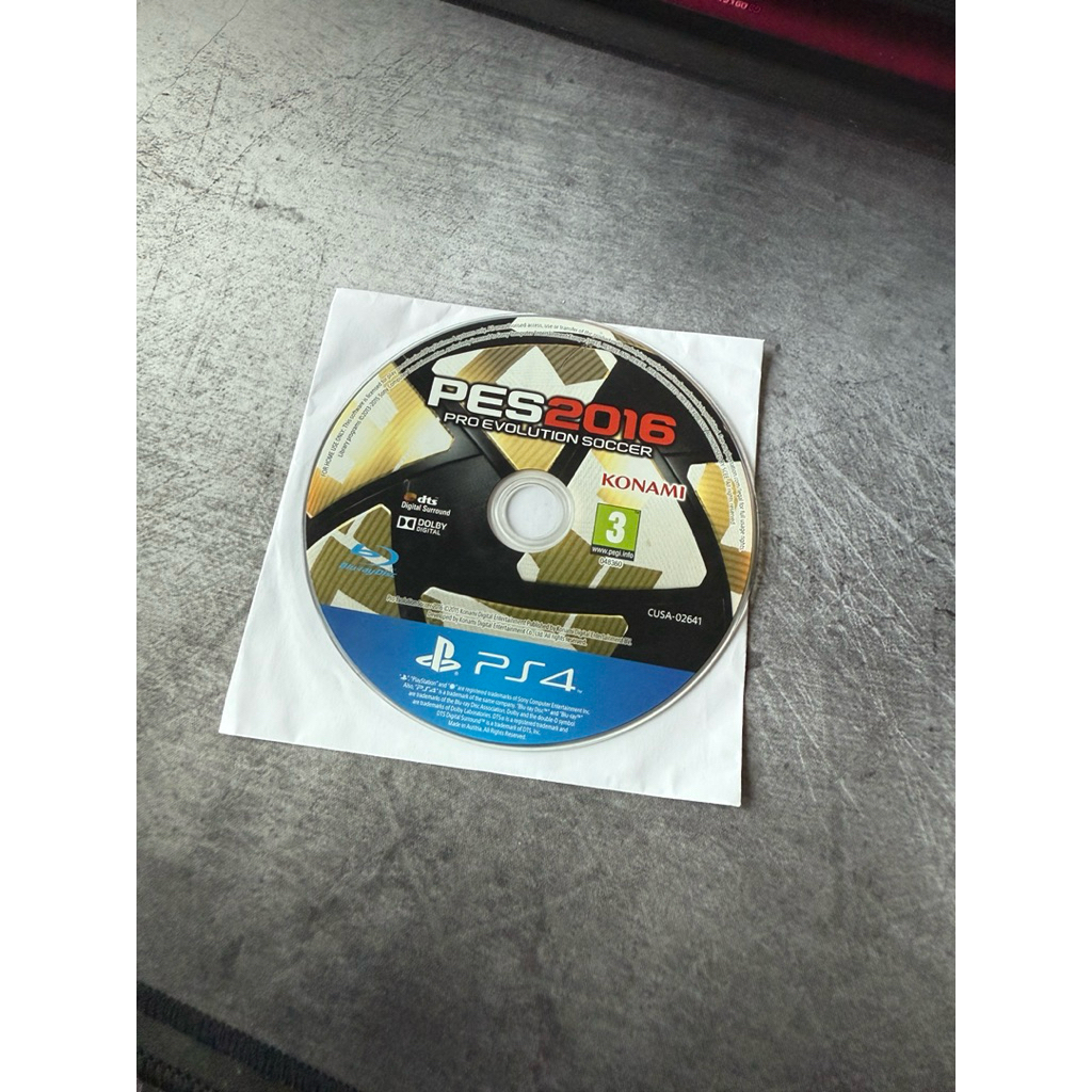 đĩa game PS4 efootball pes 2016 pro evolution soccer 2016