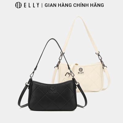 Túi xách nữ da thật ELLY ET134 túi shoulder bag cao cấp đeo vai đeo chéo thời trang