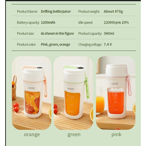 Máy Xay Sinh Tố Cầm Tay Chính Hãng Mi-Ohome 750 -  An Toàn | Tốc Độ Nhanh | Thiết Kế Thông Minh | Bả