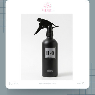 Bình Xịt Nước H2O 500ml, Bình Xịt Tóc Phun Sương Cho Salon, Barbershop