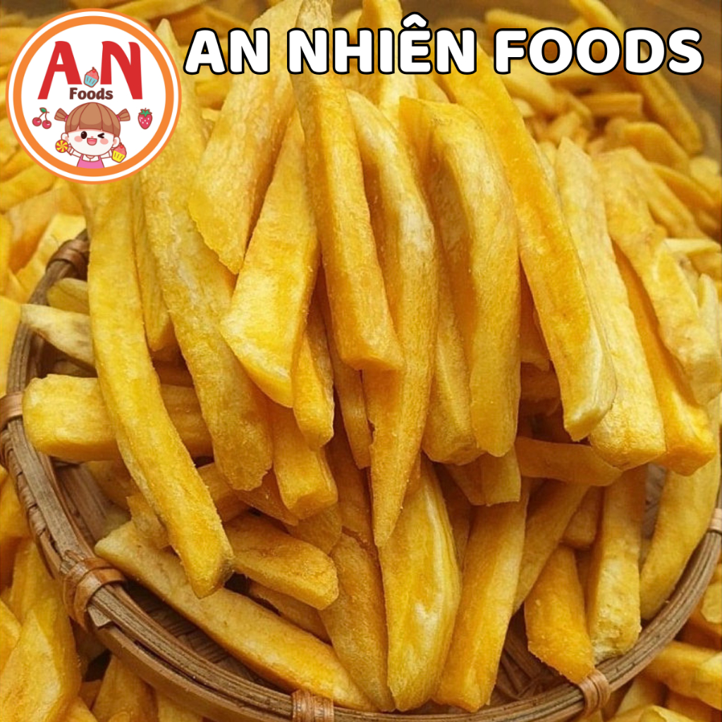 Khoai lang vàng cọng sấy giòn [Có hồ sơ công bố- hóa đơn VAT]