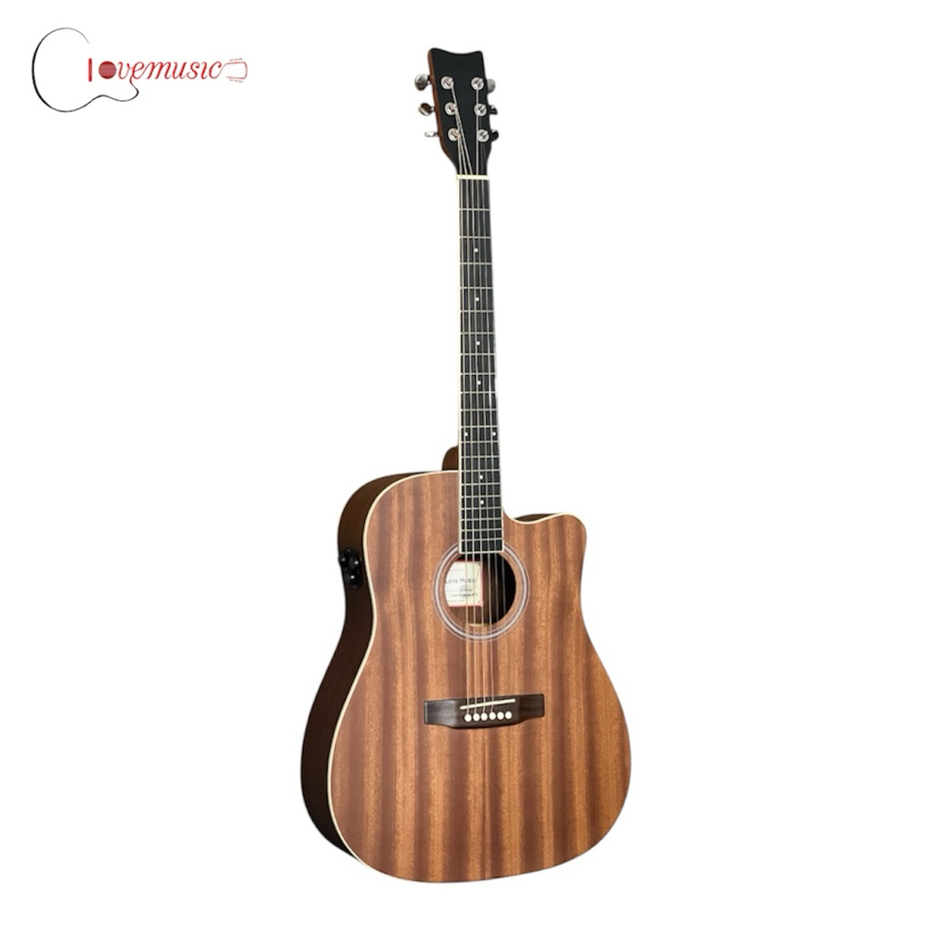 Đàn Guitar Tích Hợp Loa Trong Thùng + Kết Nối Bluetooth- Đàn Guitar Acoustic Love Music Có EQ M2 (nh