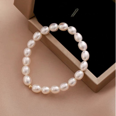 Vòng Tay Ngọc Trai Hạt Size 6-8ly Màu Trắng Tinh Tế, Nhẹ Nhàng - Ngọc Trai Trường Thịnh