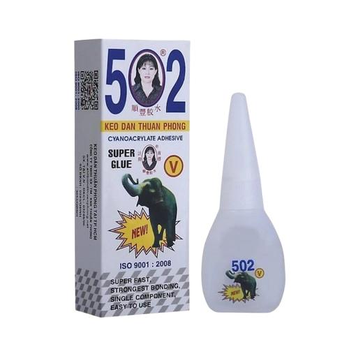 COMBO 10 CHAI KEO 502 5ML, Keo 502/ Keo Dán Sắt siêu dính khô nhanh, Keo Dán Fomex, Mica, Nhựa, Gỗ