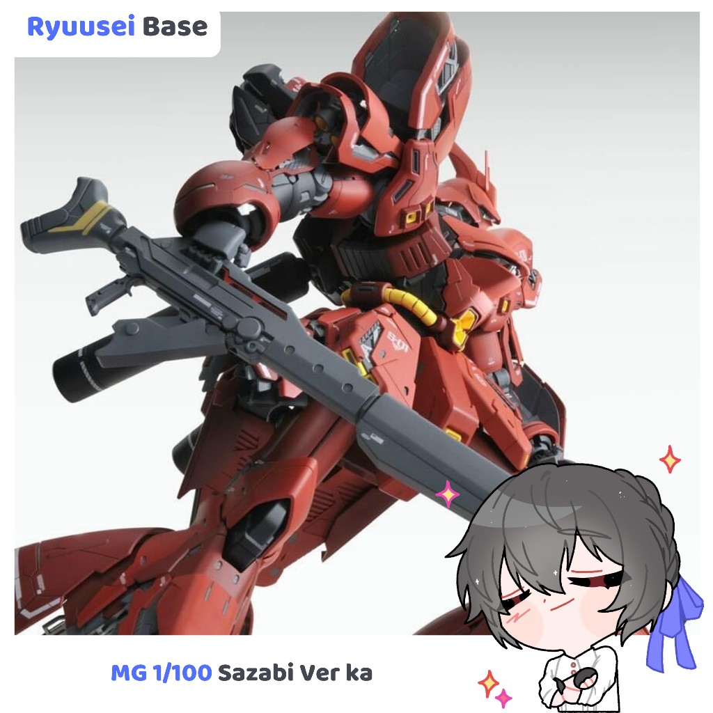 Mô Hình MG Sazabi Ver Ka - Mô Hình Lắp Ráp Chính Hãng Nhật Bản Bandai