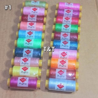 Combo 20 cuộn Chỉ may tay (màu/ đen/ trắng)