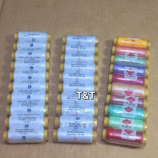 Combo 20 cuộn Chỉ may tay (màu/ đen/ trắng)