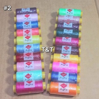 Combo 20 cuộn Chỉ may tay (màu/ đen/ trắng)