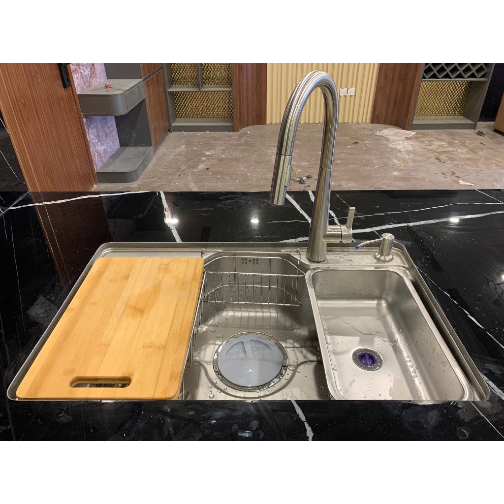 Chậu rửa 1 hố Nobinox Liken NL725D