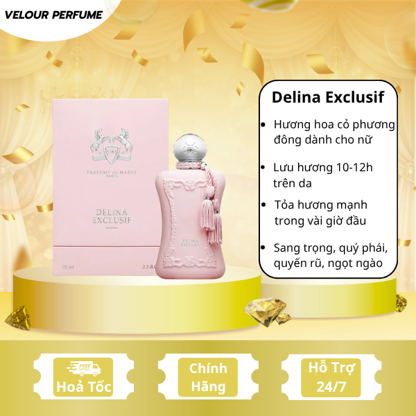 Nước Hoa Nữ Delina Exclusif 10ml | Velour Perfume