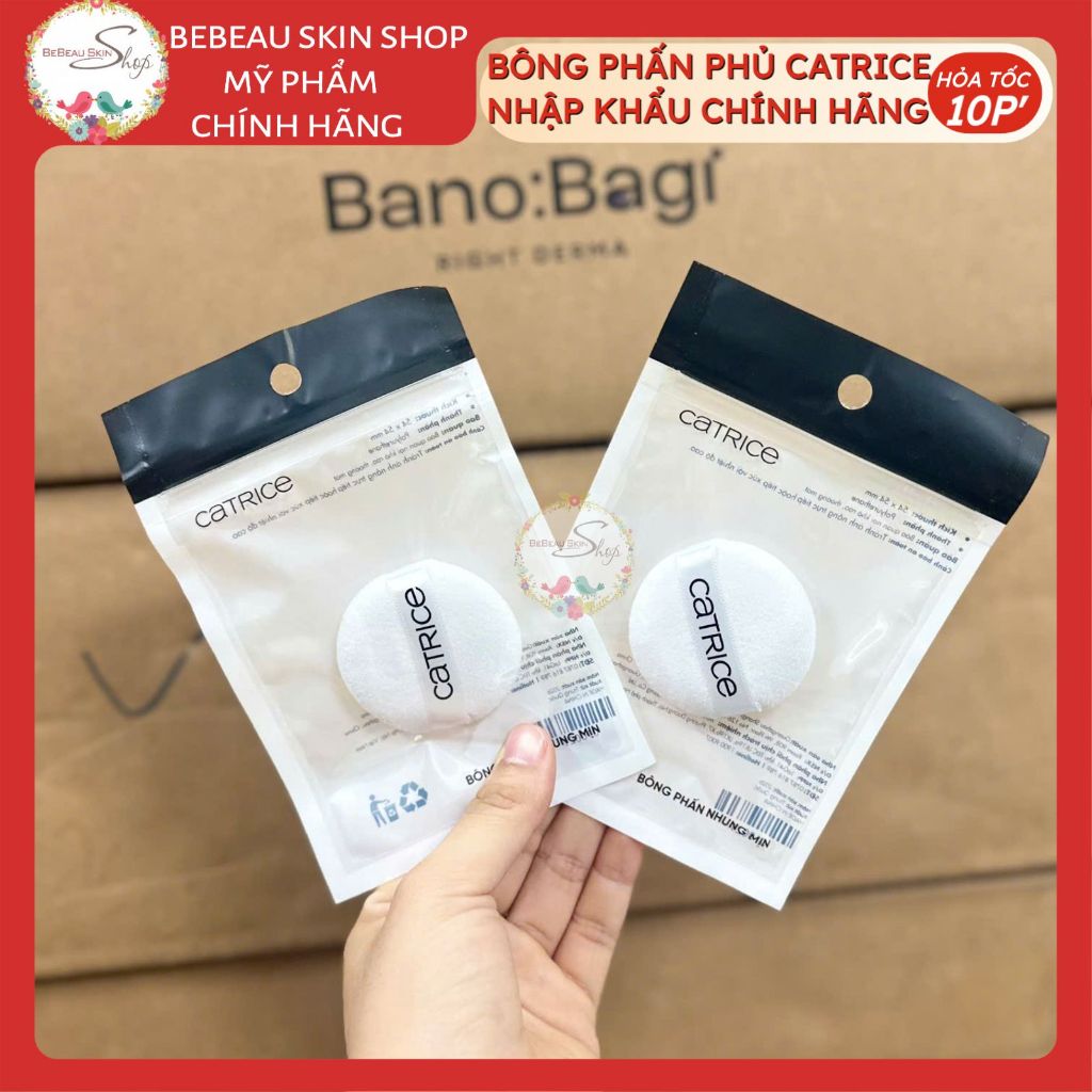 Bông Tán Phấn Phủ Catrice Chính Hãng - Bebeau