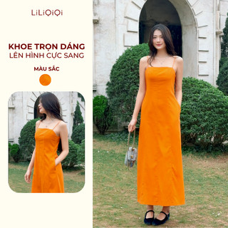 Váy Nữ Sang Chảnh Dáng Dài Maxi 2 Dây Đũi Cao Cấp Mềm Mại Nữ Tính LiLiQiQi By LeeGi - Min620