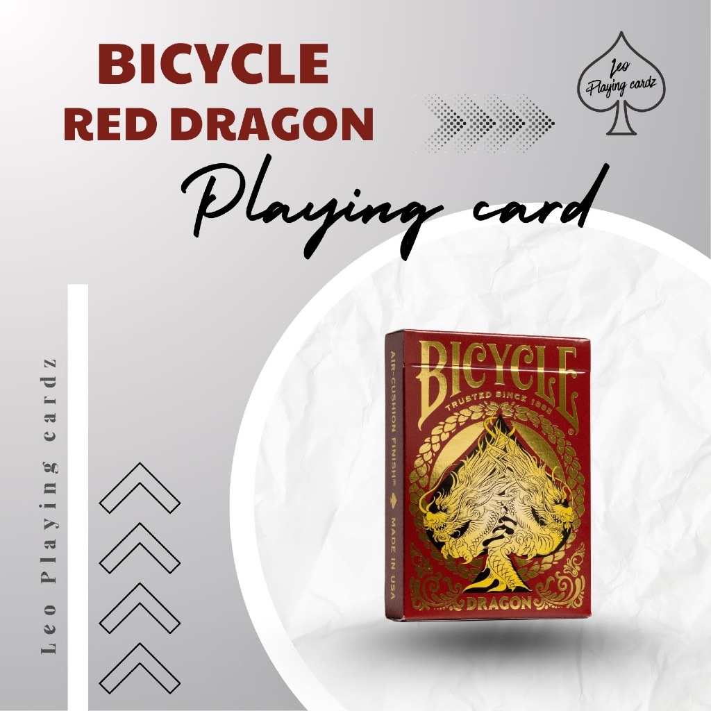 Bộ bài tây, sưu tầm BICYCLE RED DRAGON playing card