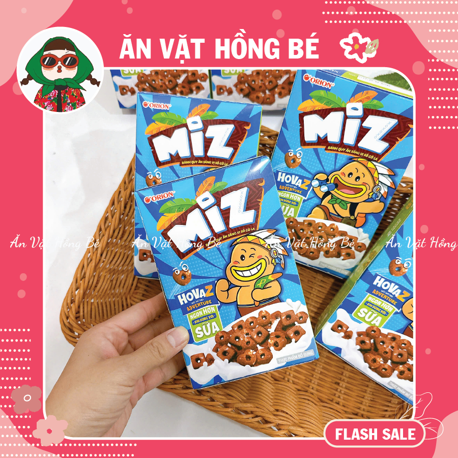 Bánh Quy Socola Miz Orion [Hộp 54g], Bánh Quy Ăn Sáng Orion Toonies