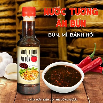 Nước Tương Ăn Bún Pha Sẵn Tỏi Ớt Làng Chài Xưa 270g  - Nguyên Liệu Tươi Thơm Ngon Đặc Biệt