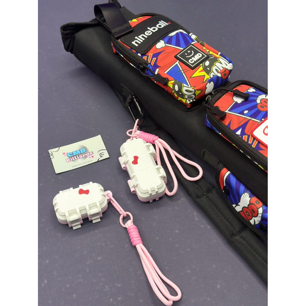 Hộp đựng lơ bi-a 3 lõi Hello Kitty, Đựng tất cả các dòng lơ.