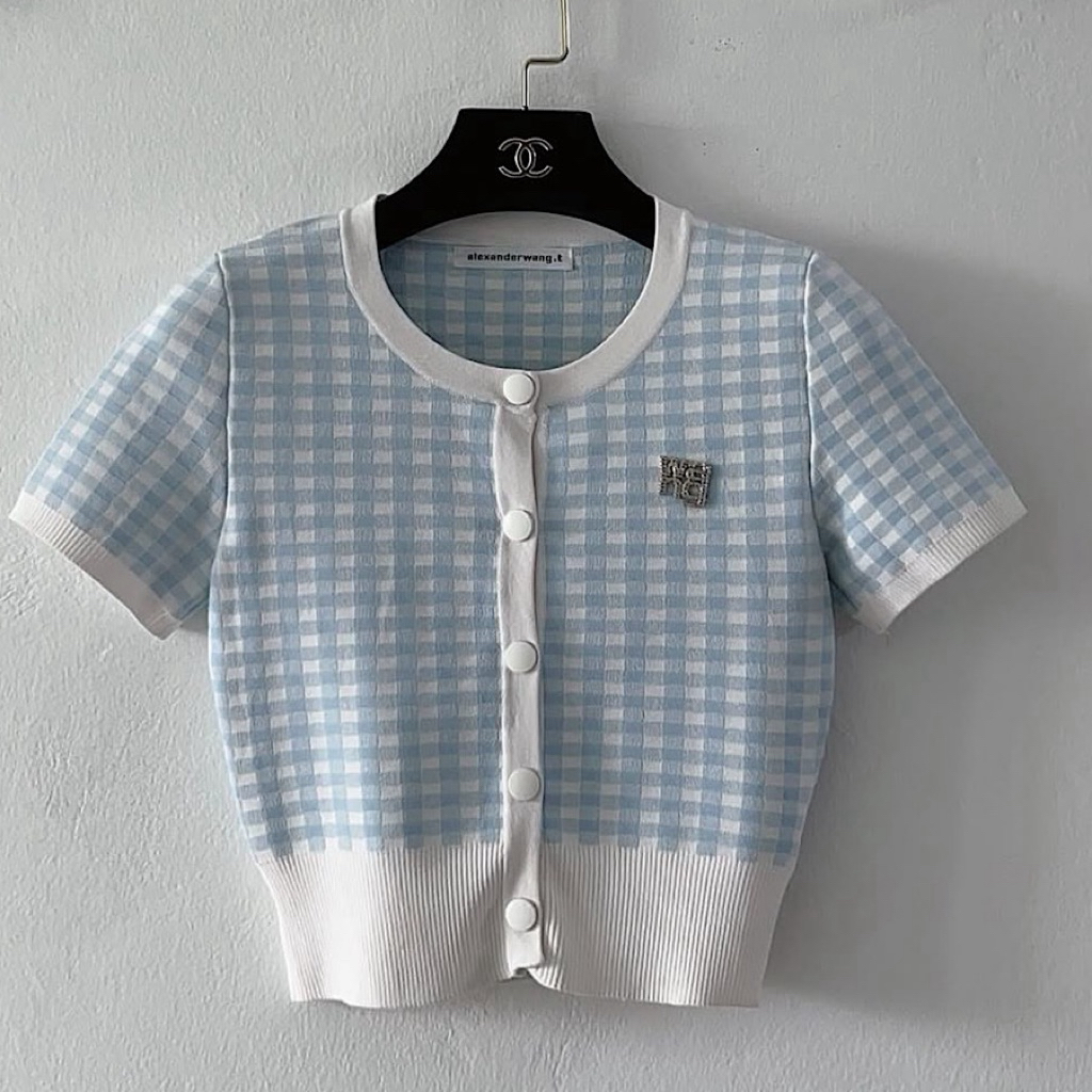 Thanh lý áo croptop Hiệu Alexander Wang S (50-52kg)