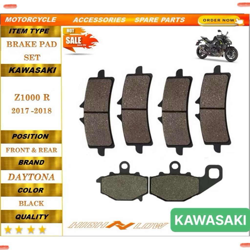 Má phanh trước , sau : Z1000-Z1000R 2014-2024 , ZX 10R RR và KAWASAKI Ninja H2 H2R Ninja