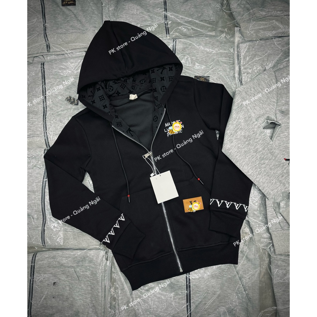 Áo khoác nam jet jet , thêu tay , chất nỉ mịn , không xù , không sạt , ( có hỗ trợ đổi size )