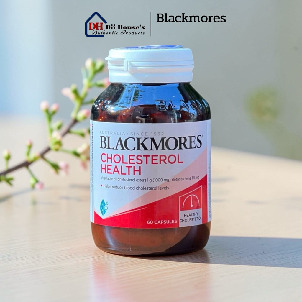 [Nhập khẩu] Viên uống giảm hấp thụ cholesterol Blackmores Cholesterol Health 60 viên - dii.