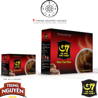Cà phê g7 hòa tan đen - hộp 15 gói / hộp 50 gói