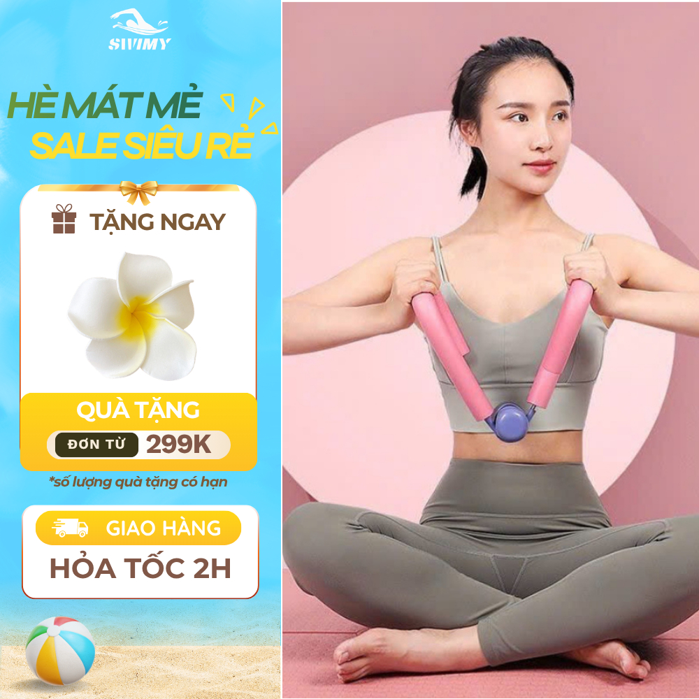 [K140] Dụng cụ tập cơ hông chậu, tập kegel, tập chân cho nam và nữ Swimy