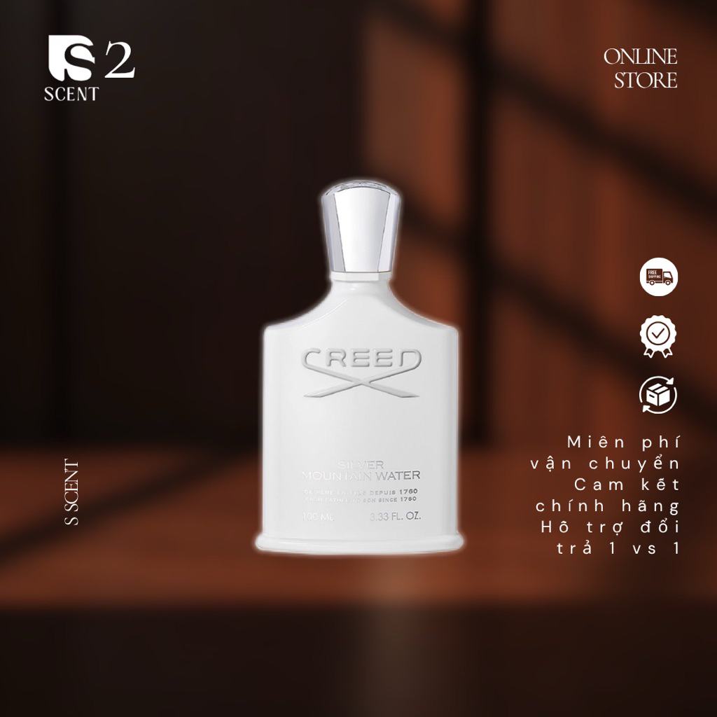 Nước hoa unisex Creed Silver Mountain Water | SSCENT