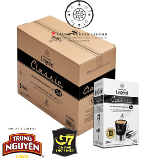 Cà phê hòa tan trung nguyên legend classic - hộp 12 gói/17gr/gói .