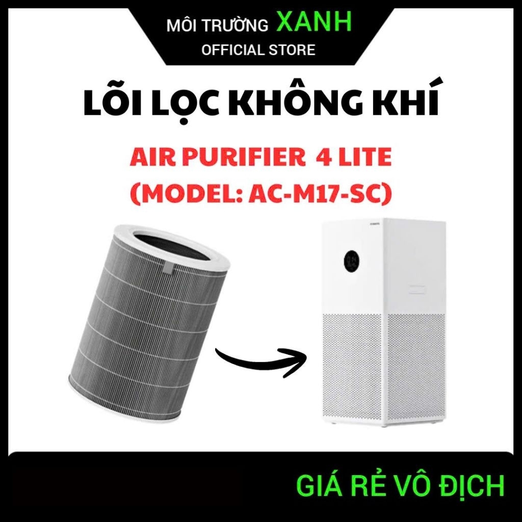 Lõi lọc 4 Lite - Air purifier 4 Lite, Lõi lọc không khí Air purifier 4 Lite.