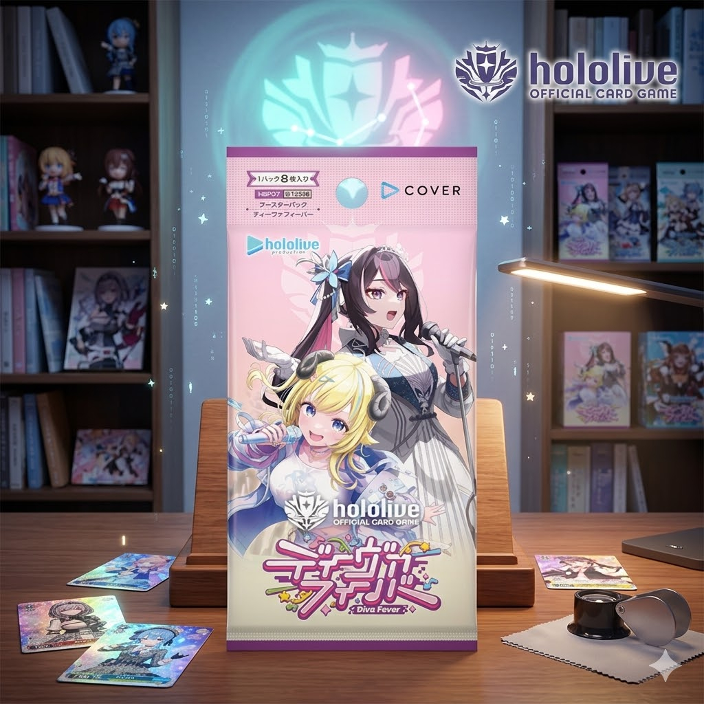 Thẻ Bài TCG hololive CARD GAME Booster Pack Vol.7 – Diva Fever– Hololive Card Game Chính Hãng