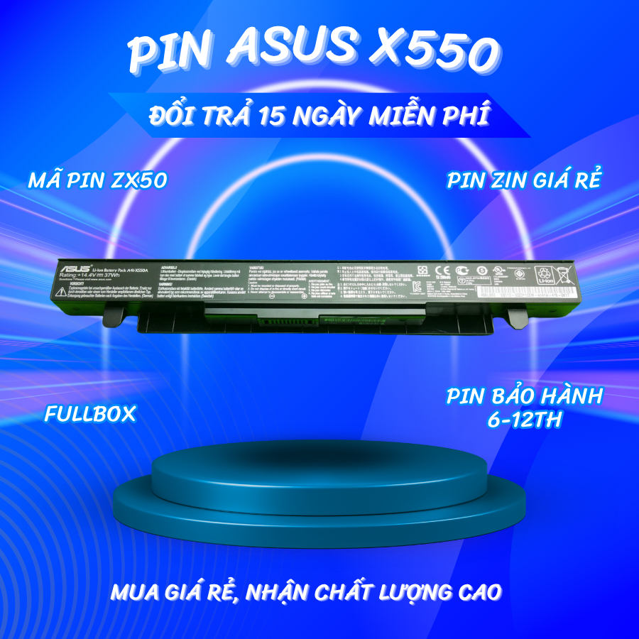 Combo pin + sạc asus X550L