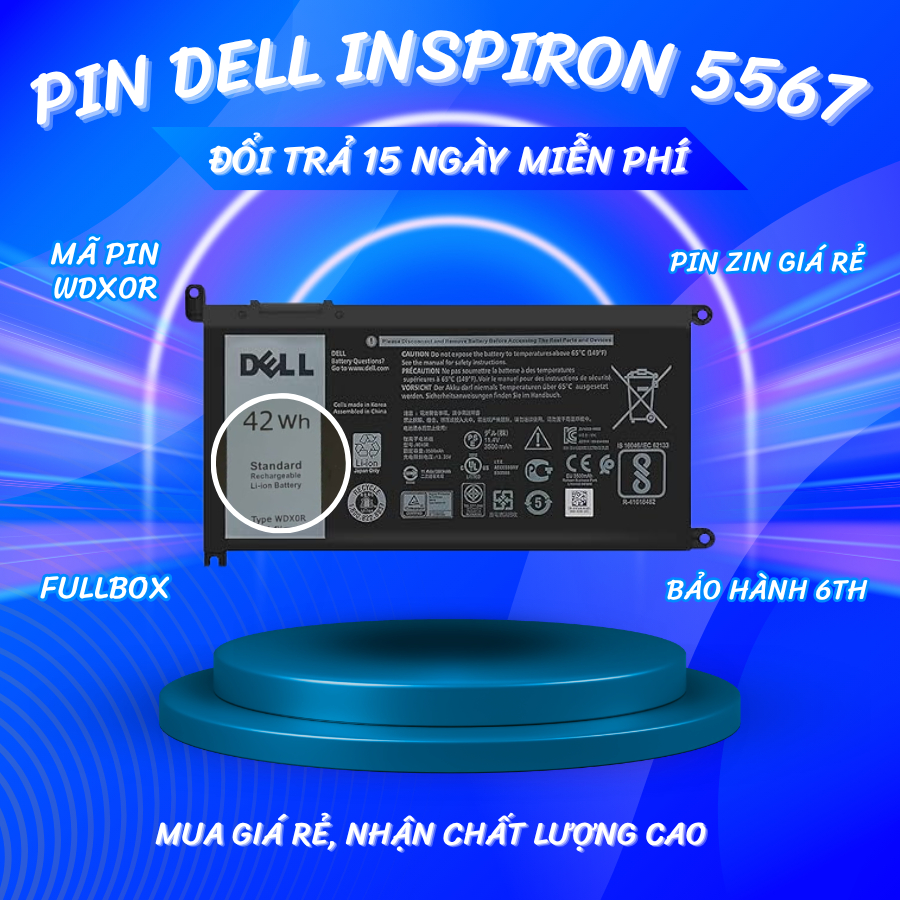 Pin Laptop Dell 5565 5567 5568 5570 5579 5770 7560 Pin Laptop Dell 5565 5567 5568 5570 5579 5770 756