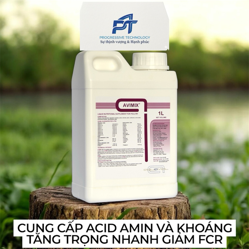 AVIMIX CUNG CẤP ACID AMIN VÀ KHOÁNG - TĂNG TRỌNG NHANH GIẢM FCR - NẶNG KÝ KHI XUẤT BÁN
