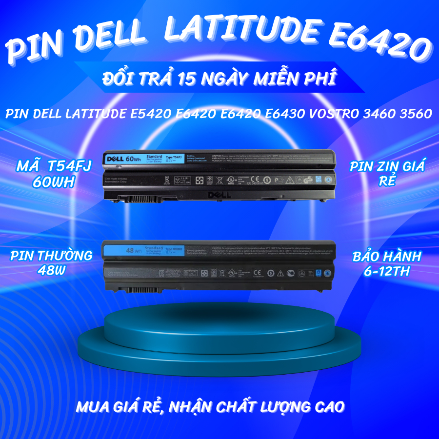 Pin Dell T54FJ Pin Dell Latitude E5420 E5430 E5520 E5530 E6420 E6420 E6430 E6440 E6520 E6530 E6540, 