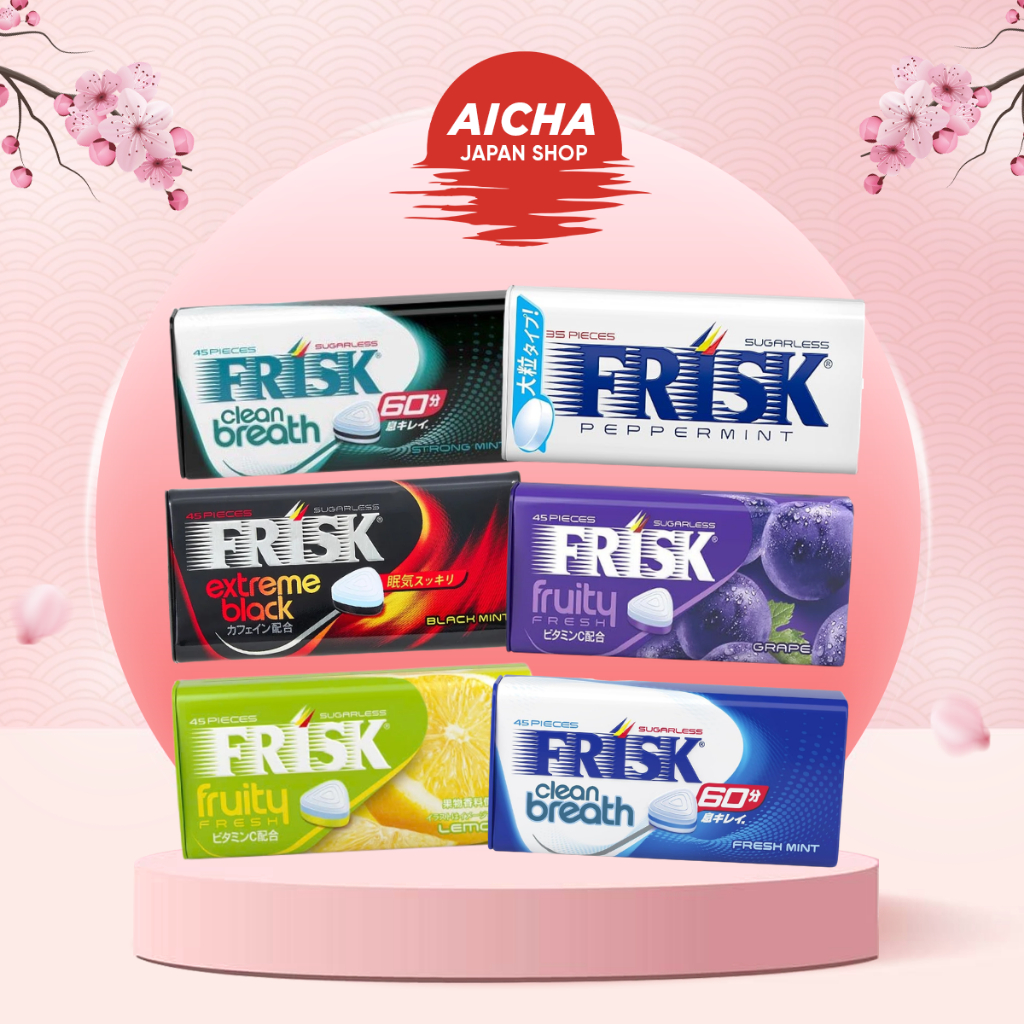 m2 Kẹo Ngậm Frisk Mát Lạnh Đủ Vị Nhật Bản m2