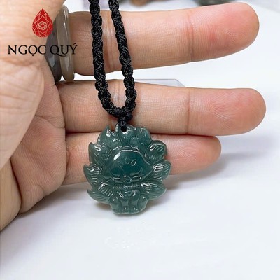 Mặt dây chuyền cẩm thạch A - Mặt dây chuyền hồ ly nữ hoàng lam ngọc type A - Ngọc Quý