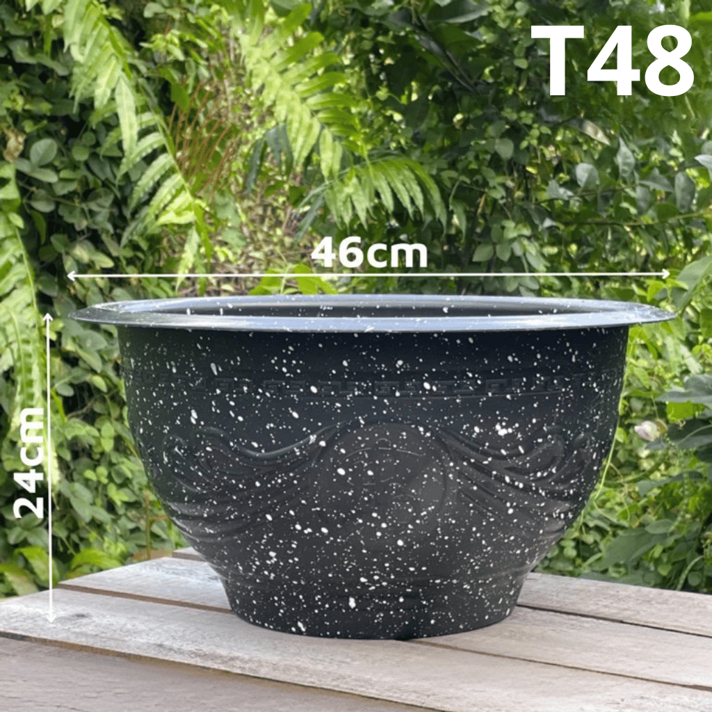 [5 Cái] Chậu Nhựa Truyền Thống T48 (Loại Dày)