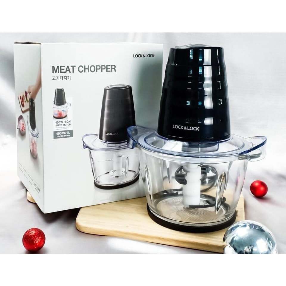 EJM156BLK - Máy xay thịt Lock&Lock Meat Chopper 1L, 220-240V, 50/60Hz, 400W - Màu đen - gia dụng 168