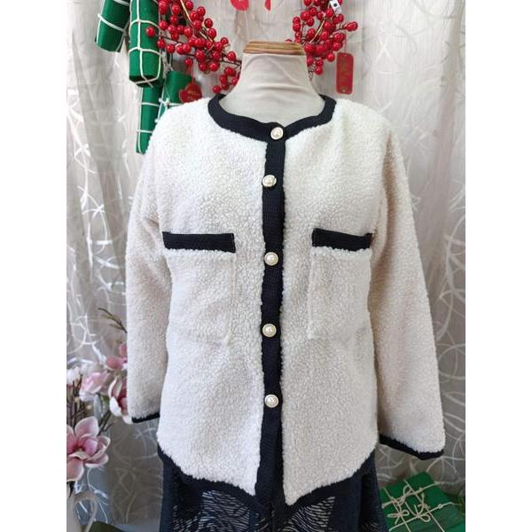 AN XING thanh lý - Áo khoác lông dài tay bymo - SIZE M